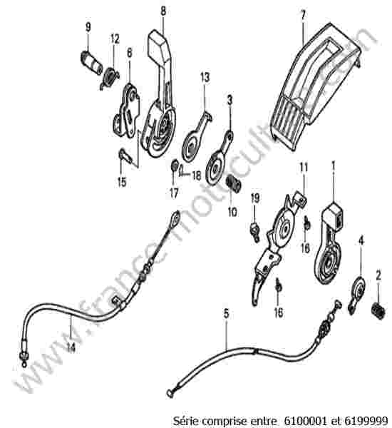 HONDA - HRB536C1 : Accelerateur 2