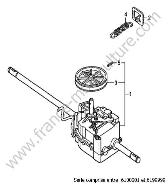 Boite vitesse 2 HONDA HRB536C1