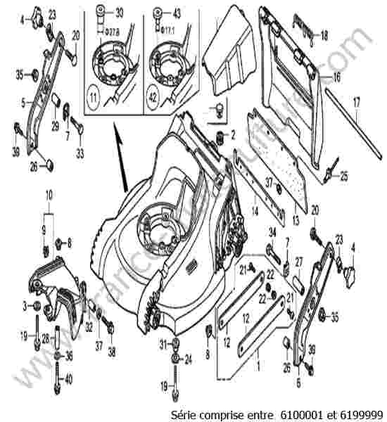 HONDA - HRB536C1 : Carter lame