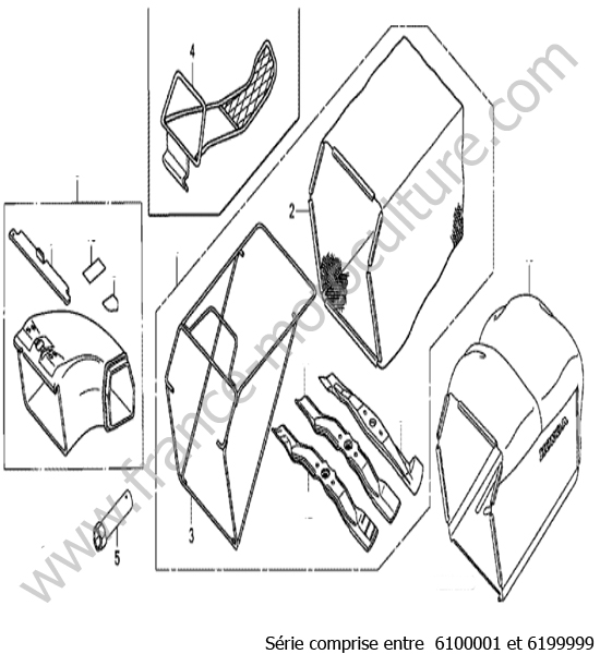 Panier/filet HONDA HRB536C1