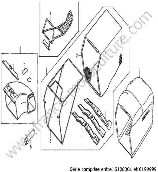 HONDA - HRB536C1 : Panier/filet