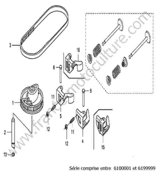 HONDA - HRB536C1 : Arbre came