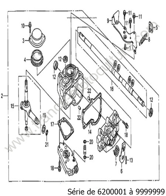 Transmission HXE HONDA HRB536C2