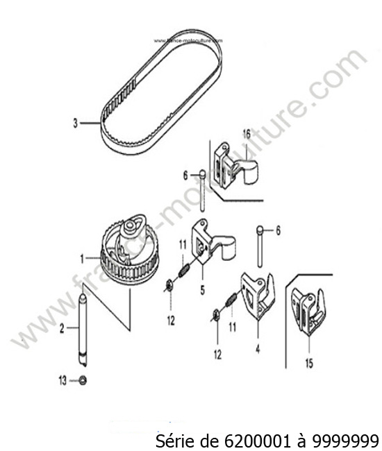 Arbre cames HONDA HRB536C2