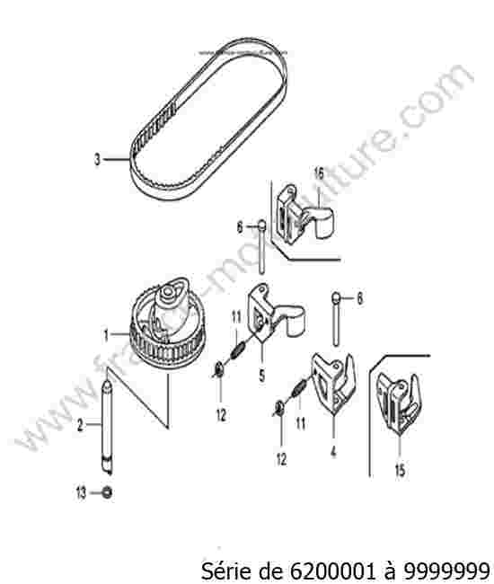 HONDA - HRB536C2 : Arbre cames