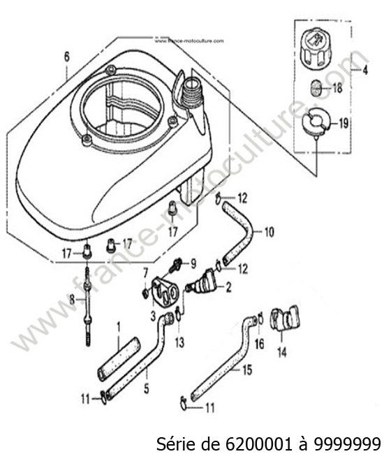 Reservoir HONDA HRB536C2