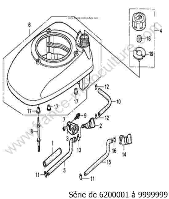 HONDA - HRB536C2 : Reservoir