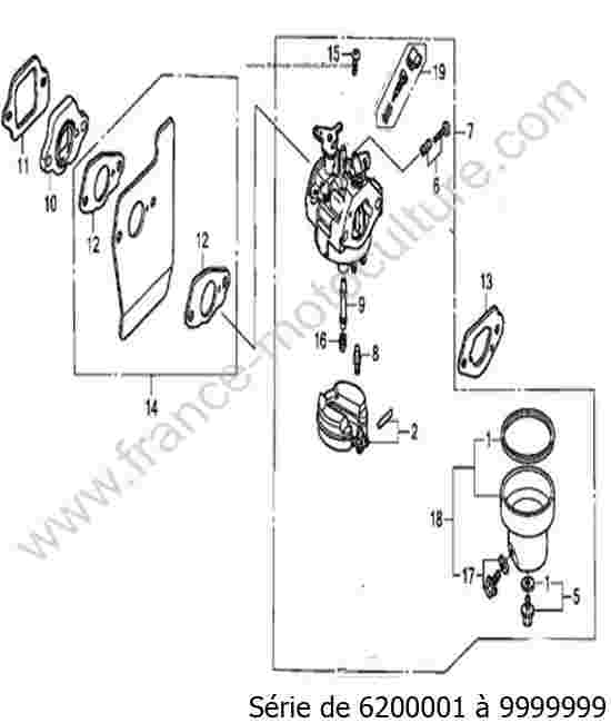 HONDA - HRB536C2 : Carburateur
