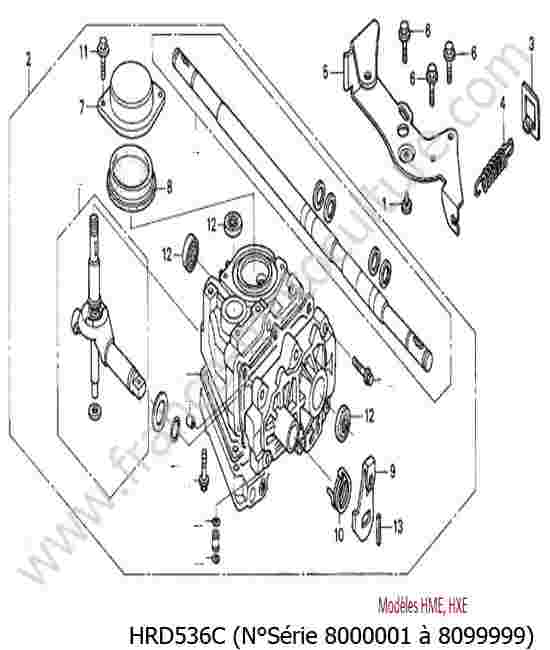 HONDA - HRD536C : Boite vitesse 1