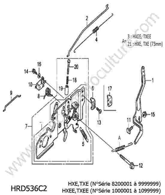 HONDA - HRD536C2 : Regulateur