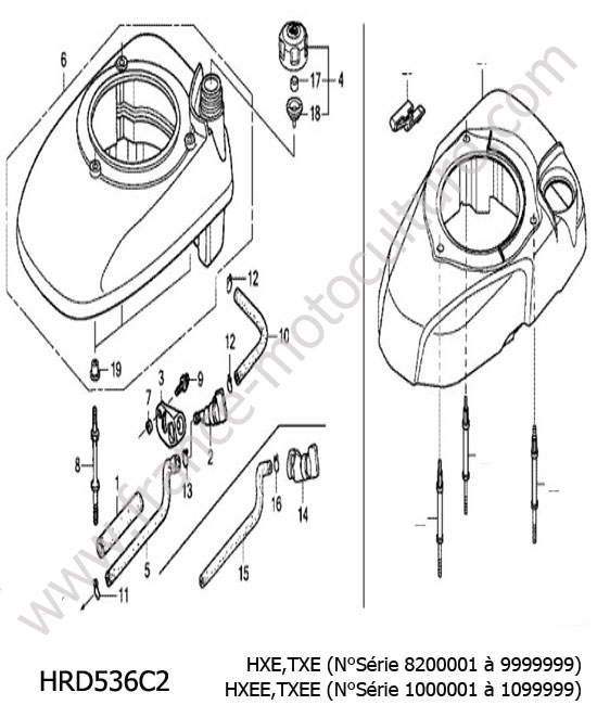 Reservoir HONDA HRD536C2
