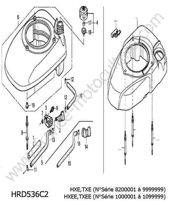 HONDA - HRD536C2 : Reservoir