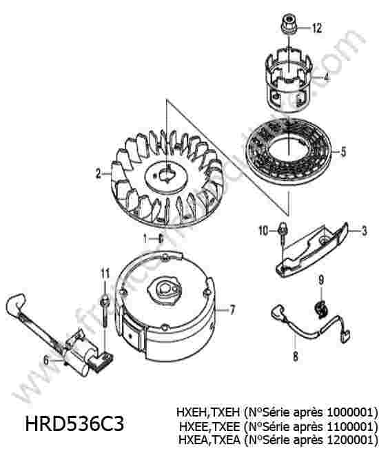 HONDA - HRD536C3 : Allumage 2