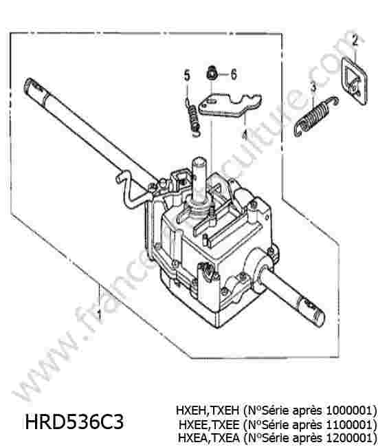HONDA - HRD536C3 : Boite vitesse 2