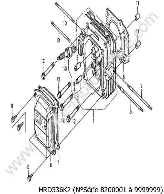 HONDA - HRD536K2 : Culasse