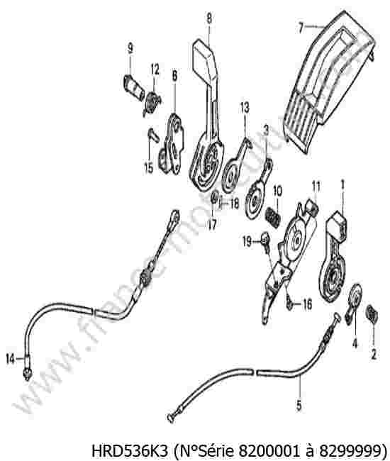 HONDA - HRD536K3 : Accelerateur 2