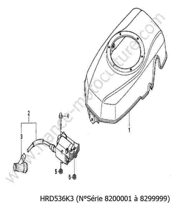 HONDA - HRD536K3 : Allumage