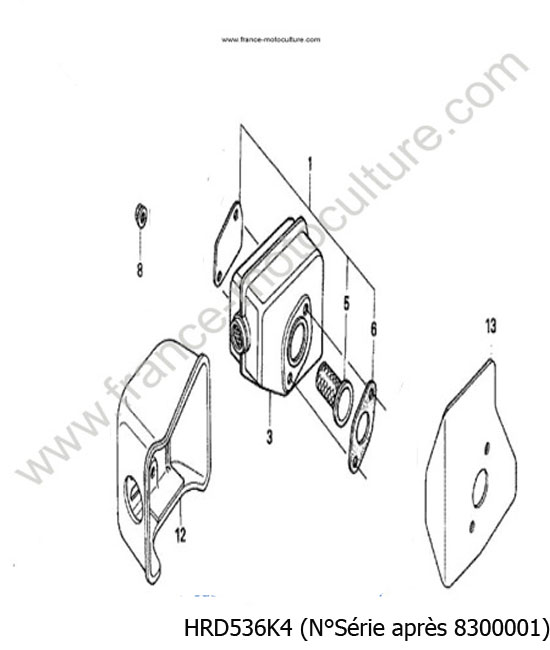 Silencieux -K4 HONDA HRD536K4