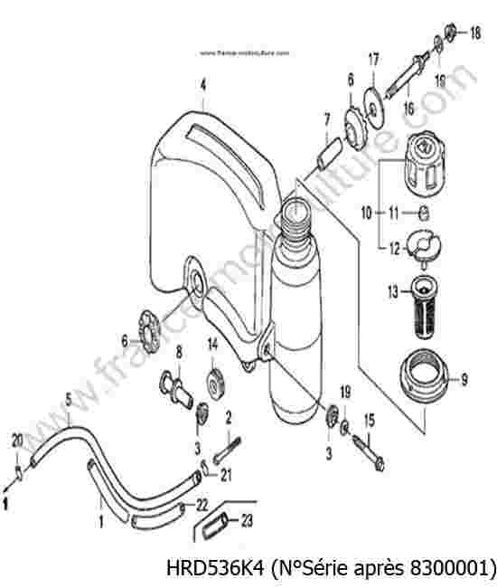 HONDA - HRD536K4 : Reservoir - K4