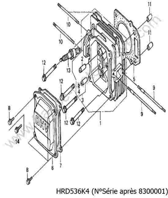 HONDA - HRD536K4 : Culasse - K4