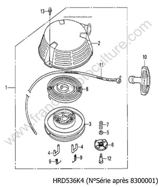 Lanceur 2 - K4 HONDA HRD536K4