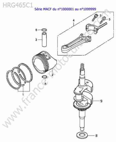 HONDA - HRG465C1 : Piston / vilebrequin