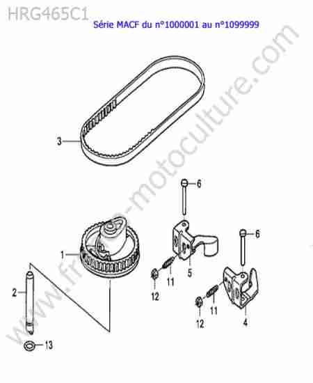 HONDA - HRG465C1 : Distribution
