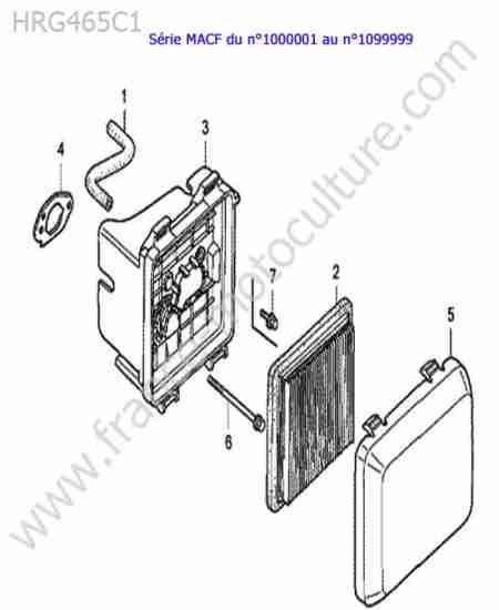 HONDA - HRG465C1 : Filtre a air