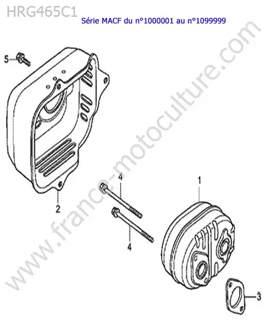 Silencieux HONDA HRG465C1
