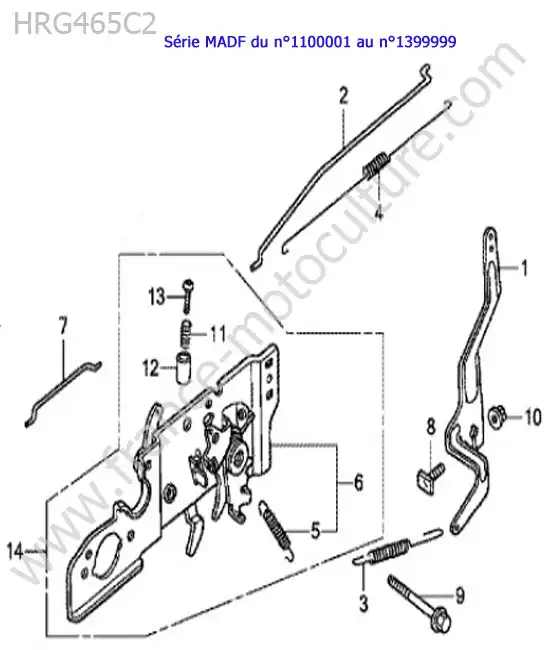 Regulateur HONDA HRG465C2