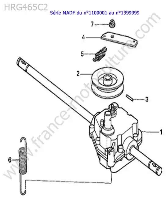 Boite de vitesse HONDA HRG465C2