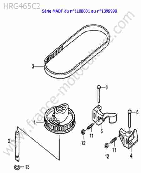 HONDA - HRG465C2 : Poulie arbre a came