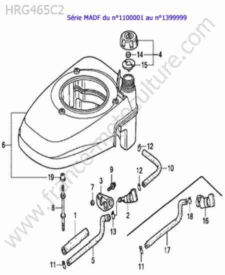 HONDA - HRG465C2 : Reservoir