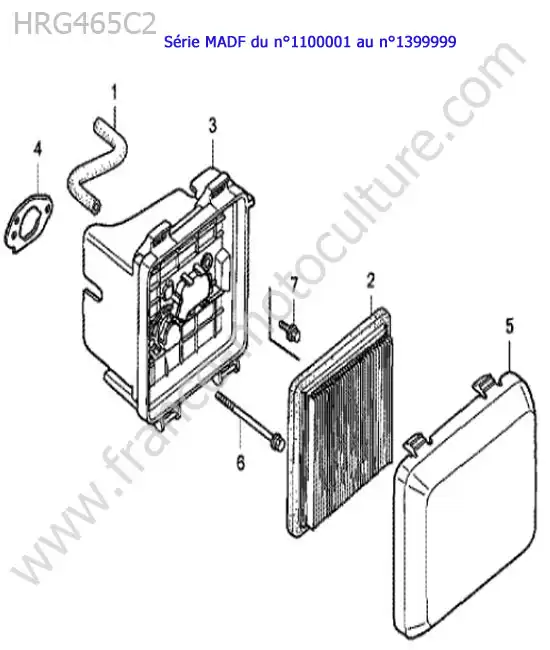 Filtre a air HONDA HRG465C2