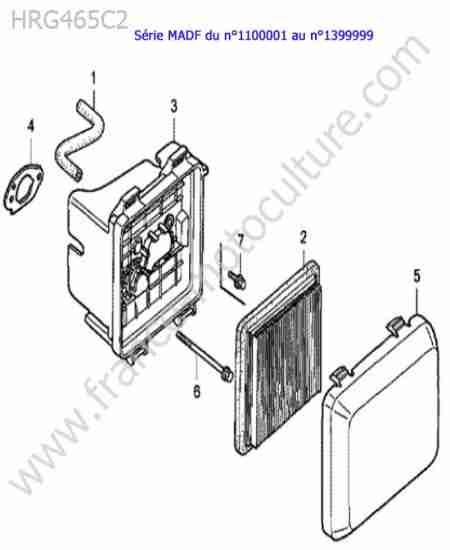HONDA - HRG465C2 : Filtre a air