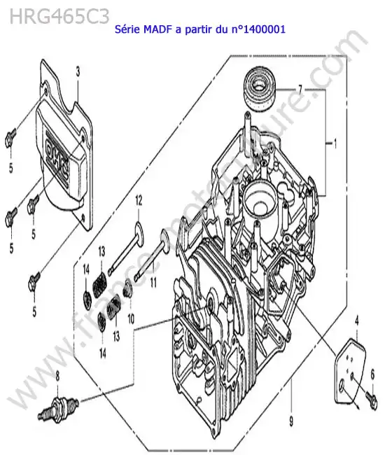 Cylindre HONDA HRG465C3