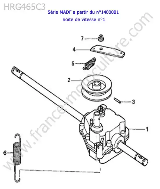 Boite de vitesse 1 HONDA HRG465C3