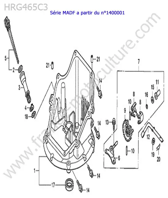 Carter huile HONDA HRG465C3