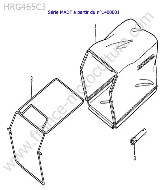 Sac a herbe HONDA HRG465C3