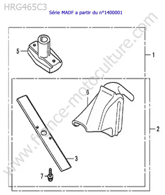 Kit mulching HONDA HRG465C3