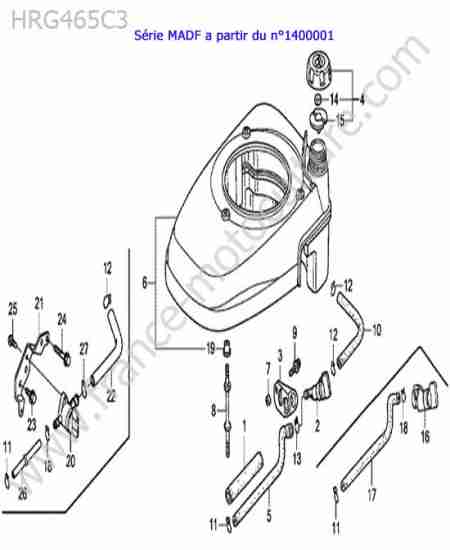 HONDA - HRG465C3 : Reservoir