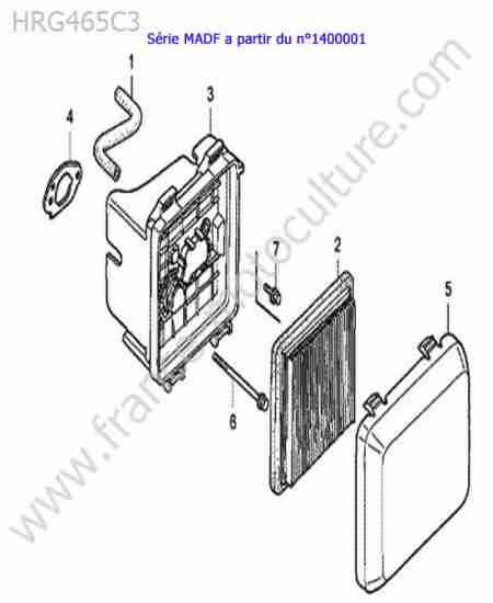 HONDA - HRG465C3 : Filtre a air
