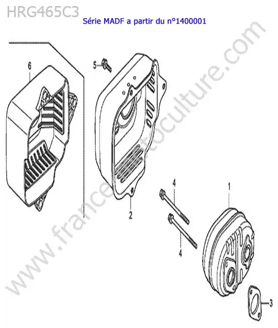 Silencieux HONDA HRG465C3