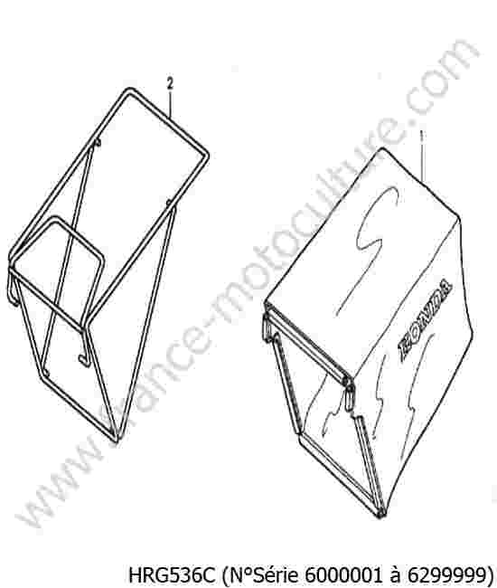 HONDA - HRG536C : Panier / filet