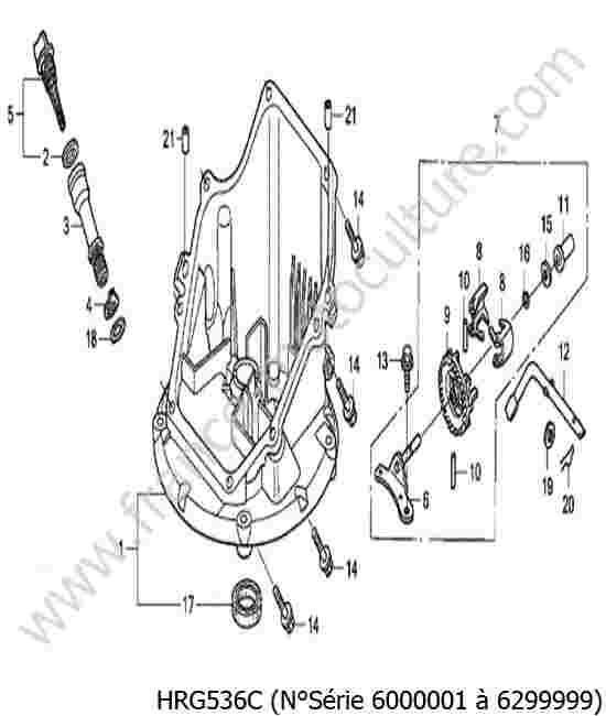 HONDA - HRG536C : Carter inferieur