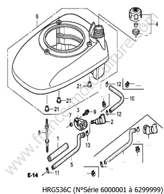 Reservoir HONDA HRG536C