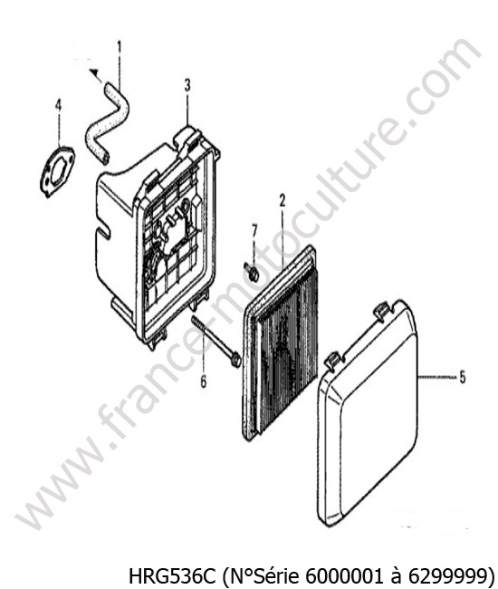 Filtre air HONDA HRG536C