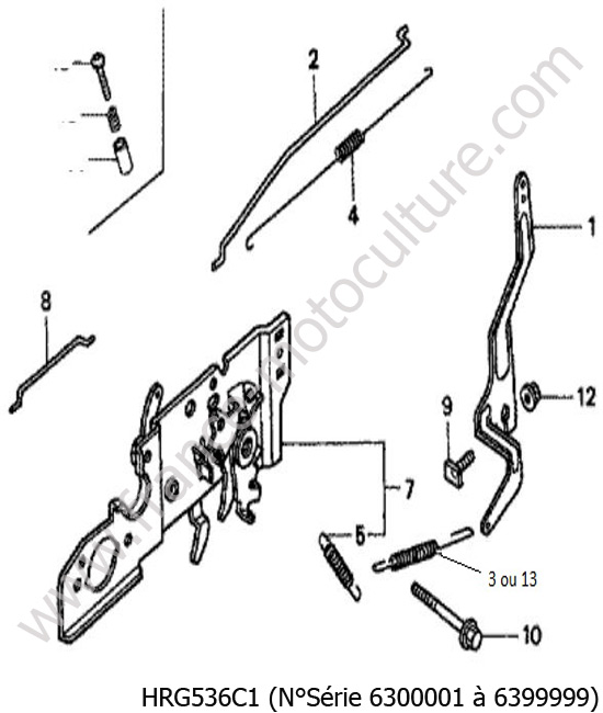 Regulateur HONDA HRG536C1