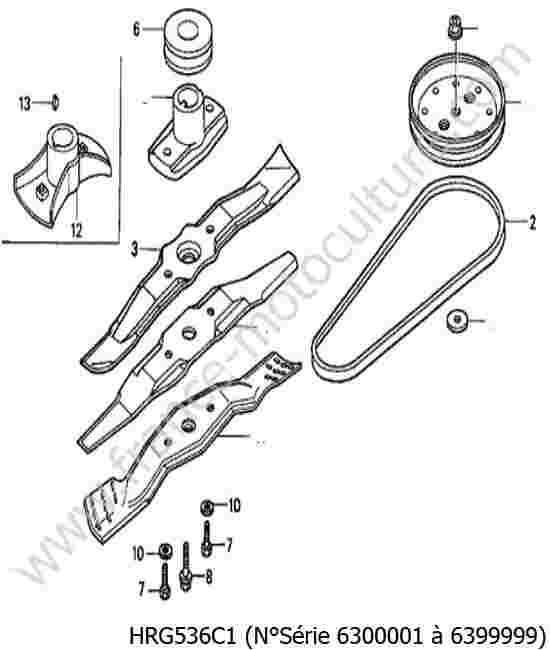 HONDA - HRG536C1 : Lame / courroie