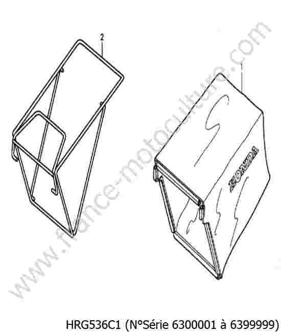 HONDA - HRG536C1 : Panier / filet